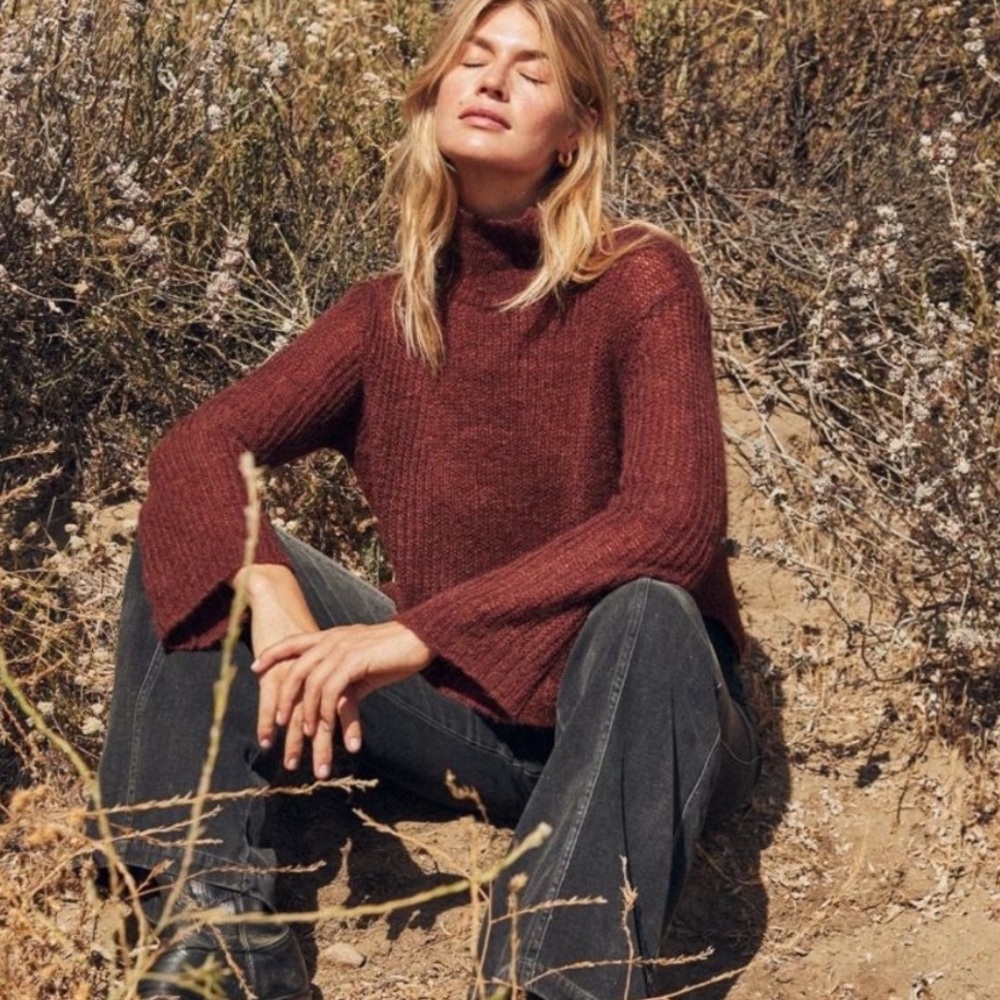 nwt mohair turtleneck sweater